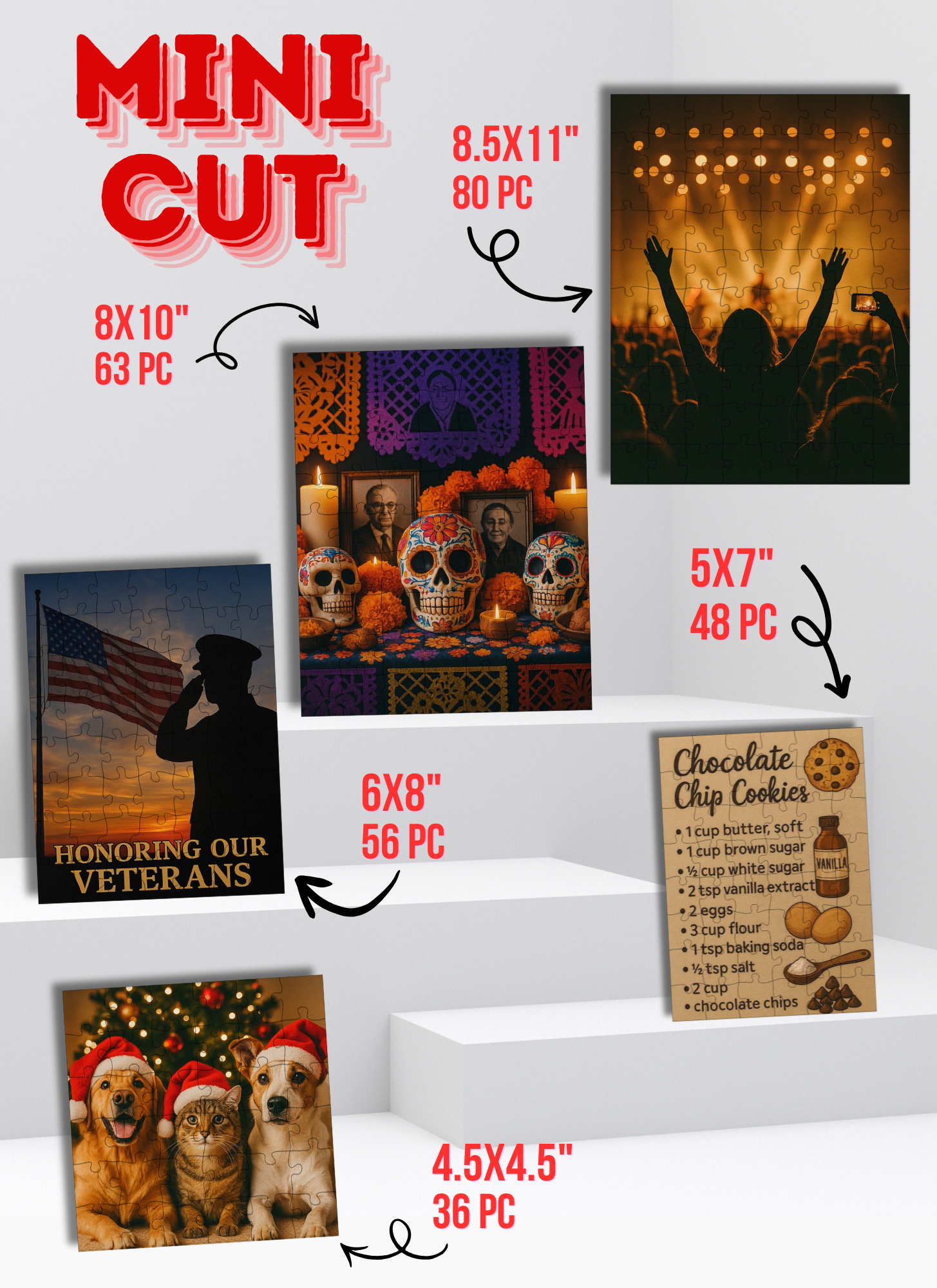 Custom Photo Puzzles - Mini Cut